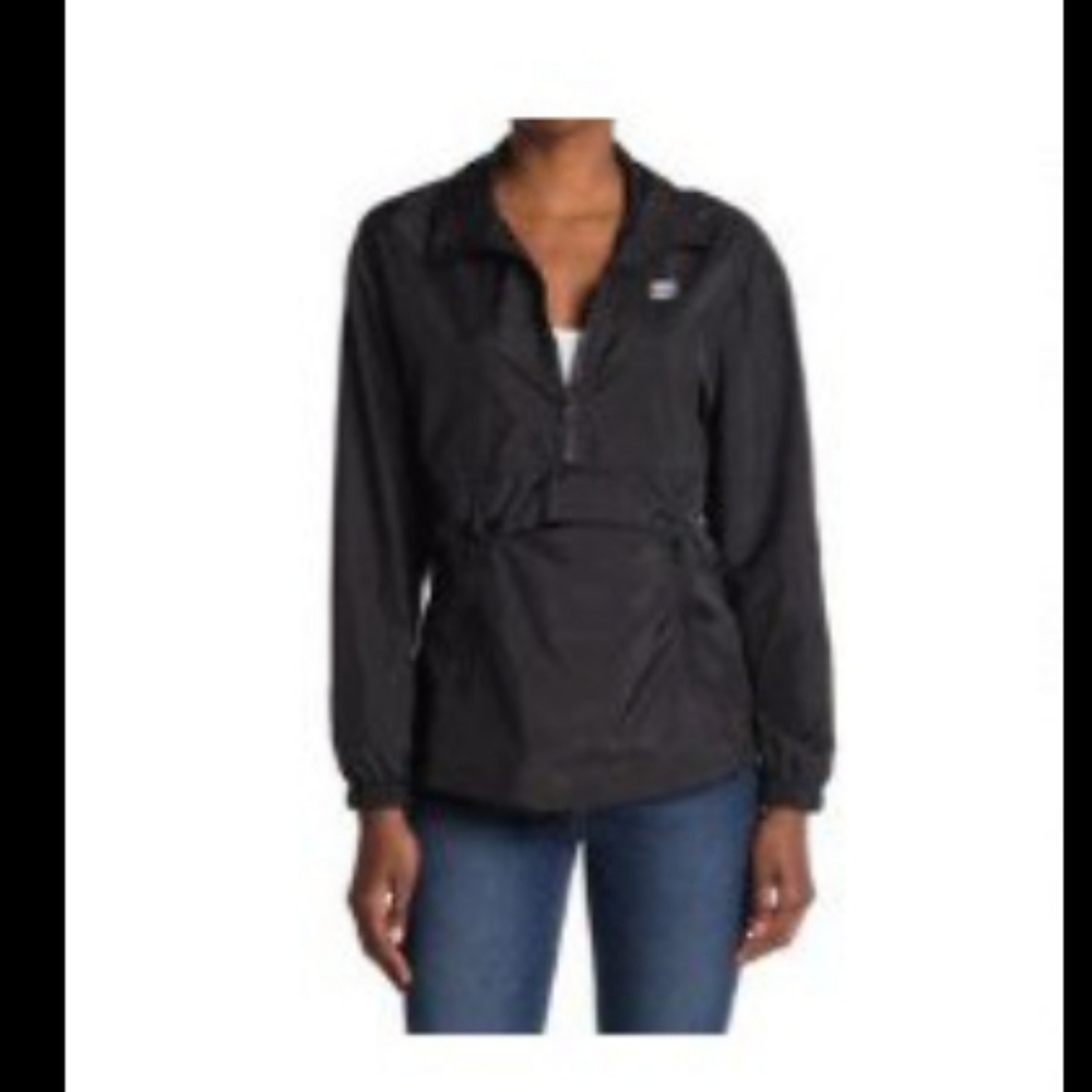 New Hurley Lightweight Long sleeved packable Windbreaker Size L